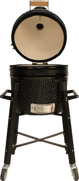 Patton Premium Kamado 15" met Verrijdbaar Onderstel - Medium - Ø33,5 cm - Zwart — thumbnail 3