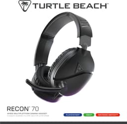 Turtle Beach Recon 70 – Bedrade Gaming Headset – PlayStation, Xbox, Switch, PC – Zwart — thumbnail 2