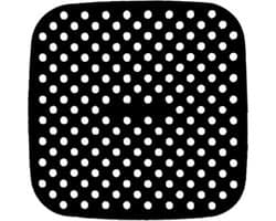 Bak Mat Airfryer - Siliconen - Bakpapier Aifryer - Herbruikbaar - Anti aanbakmat - Luchtfriteuse - 21x21 cm - Accessoires - 1 Stuk