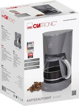 Clatronic KA 3473 - Koffiezetapparaat - Antraciet/ Grijs — thumbnail 2