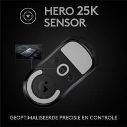 Logitech G Pro X Superlight - Draadloze Esports Gaming Muis - Zwart — thumbnail 8