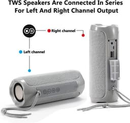 Portable Bluetooth Speaker  Army, spatwaterdicht Outdoor Usb — thumbnail 5