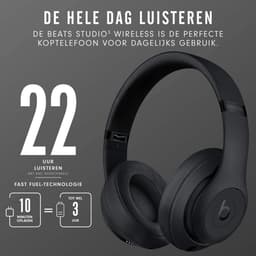 Beats Studio 3 - Draadloze over-ear koptelefoon - Zwart — thumbnail 14