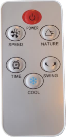 Aircooler 4 liter - LWCD-002B met timer en afstandsbediening - luchtbevochtiger, ventilator + 2 ijspacks - ventilator — thumbnail 3