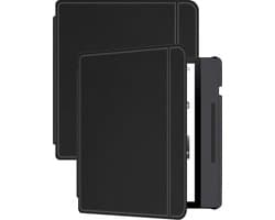 Hoes Geschikt voor Tolino Vision 5 - Luxe E-reader Bescherm Case - Hoesje Book Cover - Zwart