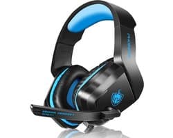 Gaming Headset met Noise-Cancelling Microfoon, Over Ear Koptelefoon