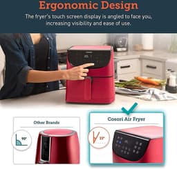 Cosori-CP158 AFRXR-Heteluchtfriteuse-5.5Liter-Rood — thumbnail 11