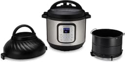 Instant Pot Duo Crisp 11-in-1 Multicooker met Airfryer 5,7L- Snel onder druk koken,Slow cooking, Sauteren, Stomen, Sous vide, Warmhouden, Snel frituren, Braden, Bakken, Roosteren, Drogen — thumbnail 20