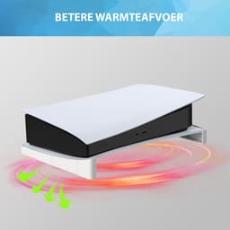YONO Standaard Horizontaal geschikt voor PS5 - Houder Playstation 5 Stand Accessoires Beugel - Wit — thumbnail 3