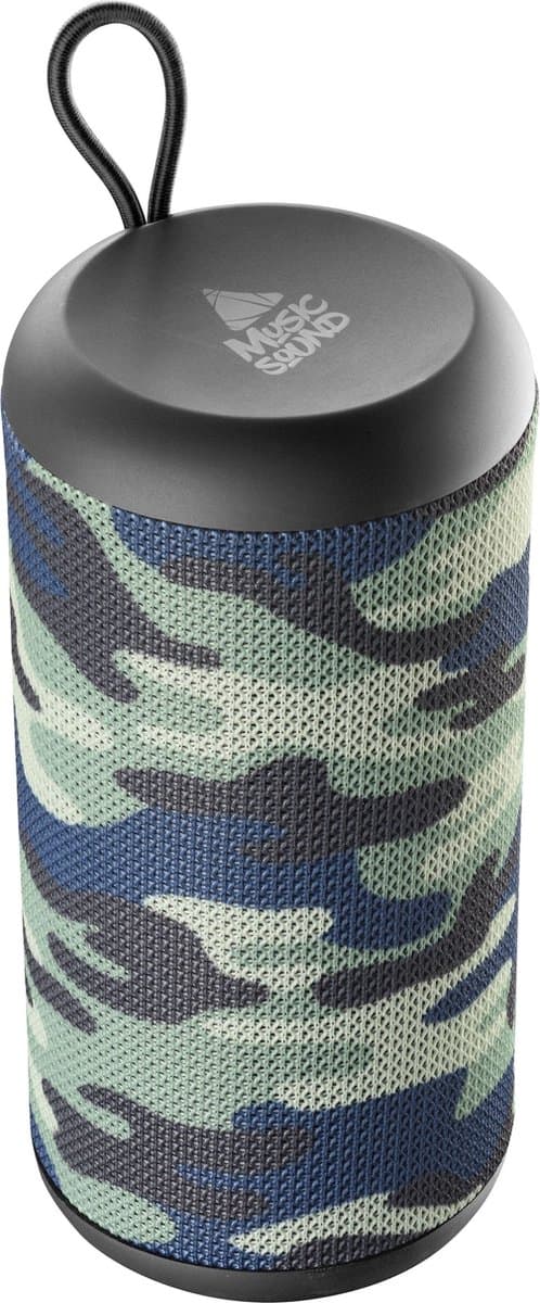Music Sound Verticale Bluetooth Speaker 5.0 - Cilindervormig - Camouflage kleuren — afbeelding 1