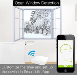 MOES Tuya ZigBee Slimme Radiator Thermostaat - Slimme Radiatorknop - Tuya Smart Life - Werkt alleen met ZigBee router — thumbnail 3