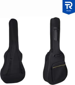 Luxe Gitaartas Voor Klassieke Of Spaanse Gitaar - Waterafstotend - Gitaar Rugzak - Gitaarhoes - 39 inches - 100 tot 105 cm - Zwart — thumbnail 1