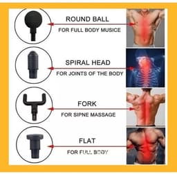 Igoods Massage gun - 6 Vibratieniveaus - Spierherstel en Relax massage - Zwart — thumbnail 5