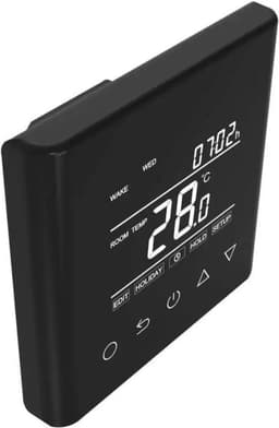 Calypso - Slimme Digitale WIFI Thermostaat - Voor Vloerverwarming of Elektrisch Infrarood Paneel - Zwart — thumbnail 2