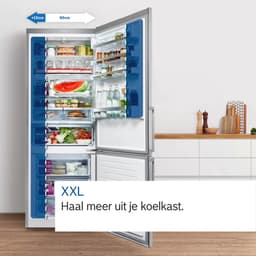 Bosch Serie 4 KGN492IDF koel-vriescombinatie Vrijstaand 440 l D Roestvrijstaal — thumbnail 4