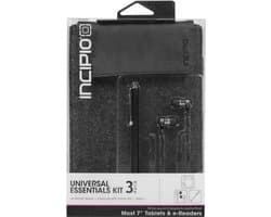 Incipio 3-in-1 Set Sleeve + Stylus Pen + Oortjes - voor 6", 7" (tot 7.8") tablets en e-readers