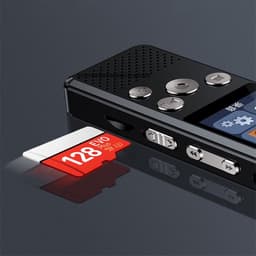 DrPhone MIC2 Digitale Voice Recorder- 16GB – Spraakgestuurd – Audio Opname – Externe Microfoon & Line-in Opname – MP3 /WAV - Zwart — thumbnail 2