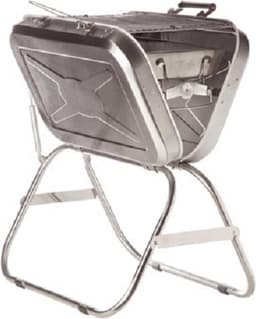 Cosy & Trendy Travel BBQ – RVS Opvouwbaar – 58,5×43×66 cm – Voor 7–9 Personen — thumbnail 1