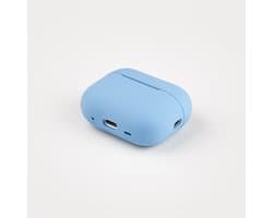 Hoesje voor de AirPods Pro 3 in de kleur Blauw - TCH - Beschermhoes - Siliconen - Case - Soft case