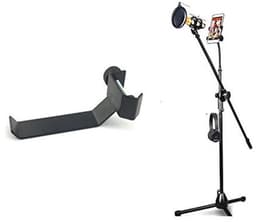 Hoofdtelefoon Headset Hanger Clip Stand voor Microfoon en Muziekstandaard — thumbnail 5
