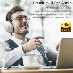Draadloze actieve ruisonderdrukkende hoofdtelefoon met 60 uur speeltijd en Hi-Res Audio — thumbnail 4