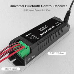 Mini Bluetooth Versterker 2-Kanaals voor Passieve Luidsprekers met TWS, AUX voor Wand, Plafond en Marine Installaties — thumbnail 3