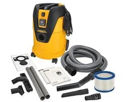 Industriële nat en droog stofzuiger 25 liter met zuigslang en 1000 W vermogen