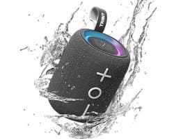 Draagbare Bluetooth-luidspreker met 12 W, 360° geluid, 12 uur speeltijd, IPX7, RGB-verlichting, en TWS-koppeling