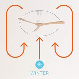 Grote Stille Plafondventilator met 6 Snelheden en Programmeerbare Timer - Perfect voor Ruimtes van 26m² tot 37m² — thumbnail 3