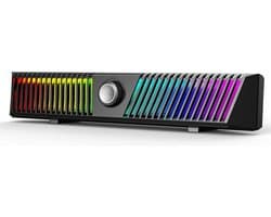 Stereo PC Luidsprekers met Dynamische RGB Verlichting en Bluetooth Connectiviteit