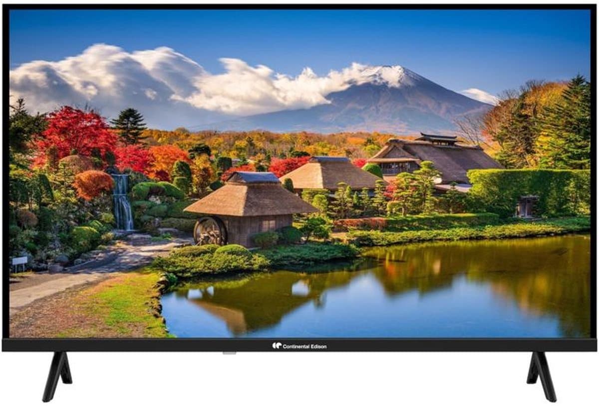 HD LED TV - CONTINENTAL EDISON - 32" (81 cm) - 2xHDMI - 2xUSB - Zwart - CELED32HD25B6 — afbeelding 1
