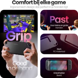 Phreeze hoesje geschikt voor Nintendo Switch 2 - Switch 2 screenprotector - beschermhoes - glazen screen protector - transparant - doorzichtig - siliconen - case - cover - beschermglas — thumbnail 3