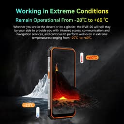 Blackview BV8100 24GB+256GB Outdoor Smartphone 4G LTE- Waterdicht IP68 - MTK G99 Android 14 - 6.5" FHD+ 50MP+32MP - 8800mAh 45W NFC/OTG/GPS/FM Zwart — thumbnail 5