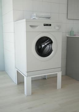 Wasmachineverhoging voor gebruiksgemak, staal met antislipbescherming — thumbnail 3