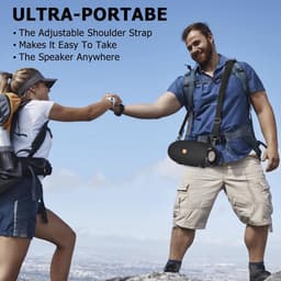 Draagbare Bluetooth Speaker Voor Buiten - Waterdichte Draadloze Luidspreker - Bluetooth 5.0 Voor Krachtig Geluid - Ondersteunt TF-Kaart MP3 En AUX - Partybox Voor Feesten Thuis Buiten En Strand - Zwarte Geluidsbox Met Stereo Sound — thumbnail 3