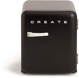 CREATE - Koelkast in retrostijl - Zwart - Handvat Gebroken wit - FRIDGE RETRO 48L — thumbnail 1