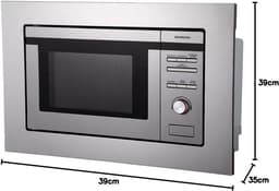 Inbouw Magnetron RVS 20 Liter 800W met Grill 1000W — thumbnail 3