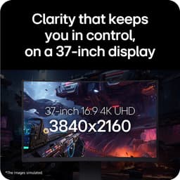 LG UltraGear 37G800A-B - 4K UHD - Curved Gaming Monitor - 165hz - VA - USB-C 65W - 37 inch — thumbnail 3