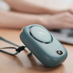 Draagbare Mini Handventilator met 3 Snelheden - USB Oplaadbare Ventilator voor Thuis, Camping en Reizen — thumbnail 5