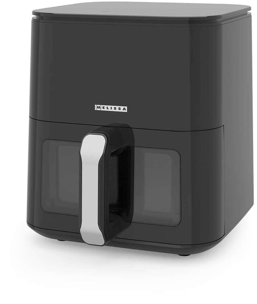Melissa Heteluchtfriteuse - XL Airfryer 5L - 60min Timer - 8 Voorinstellingen - Kijkvenster - 16290102 - Zwart — afbeelding 1