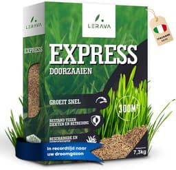 Express Graszaad voor Snelle Groei - 300 m² - Slijtvast Graszaad voor Zon en Halfschaduw - Italiaans Graszaad voor Tuin — thumbnail 1
