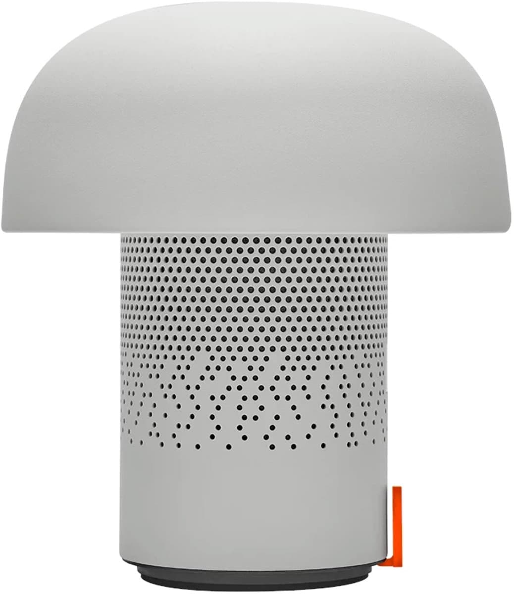 Kooduu Sensa PLAY - Bluetooth Speaker - Dimbare LED-lamp - Oplaadbare batterij - Inclusief docking station - Kleur Cloudy White — afbeelding 1