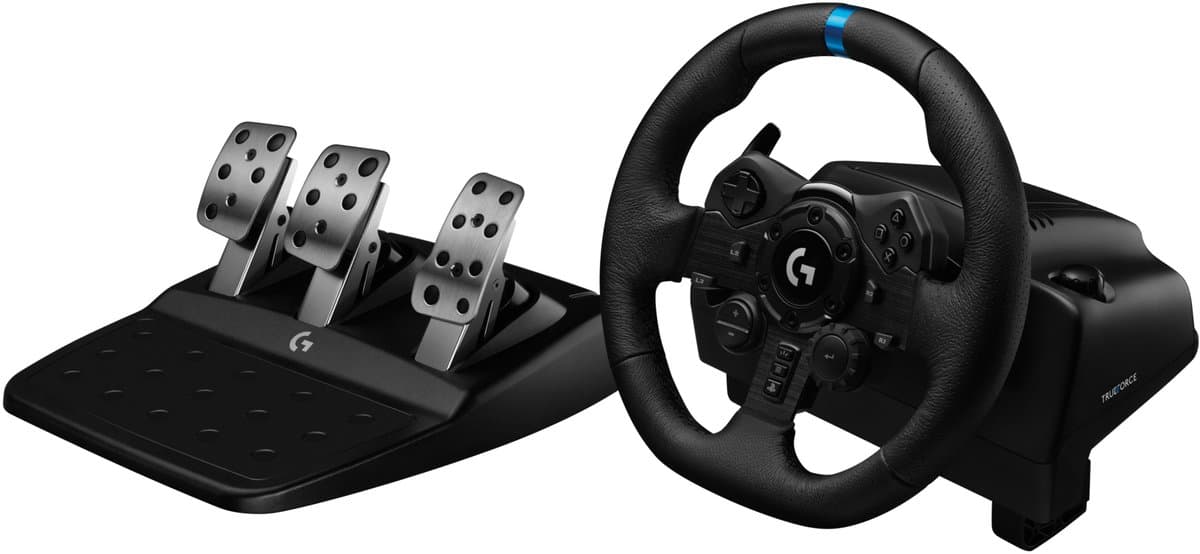 Logitech G G923 SE Zwart USB 2.0 Stuur + pedalen + joystick PC, PlayStation 4, PlayStation 5 — afbeelding 1