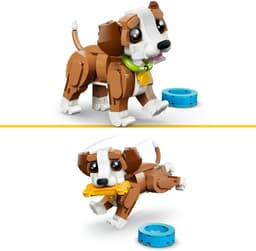 LEGO Schattige dieren: speelse puppy Constructiespeelgoed — thumbnail 4