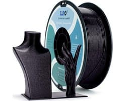 Glitter PLA 3D Printer Filament 1.75mm - Diamant Zwart, 1KG