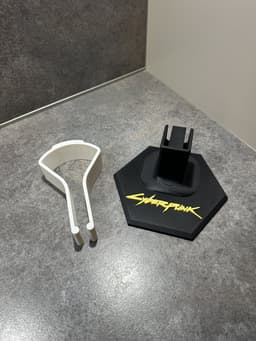 Hoofdtelefoon houder CYBERPUNK - Headset stand - Koptelefoon standaard - Koptelefoon houder — thumbnail 4