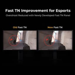 BenQ ZOWIE XL2566X+ eSports & Gaming Monitor 400Hz - HDMI - DP - New Fast TN Panel - XL Setting to Share - Schaduwkap - DyAc 2 - 24 inch — thumbnail 13