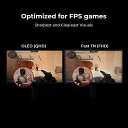BenQ ZOWIE XL2566X+ eSports & Gaming Monitor 400Hz - HDMI - DP - New Fast TN Panel - XL Setting to Share - Schaduwkap - DyAc 2 - 24 inch — thumbnail 11
