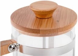 ITEM Cafetiere French Press 600 ml - bamboe - verse koffie - RVS filter - makkelijk in gebruik — thumbnail 3