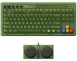 8Bitdo Retro 87 Xbox Edition - Draadloos - Toetsenbordformaat: 80%, TKL - ANSI - Qwerty US Internationaal
